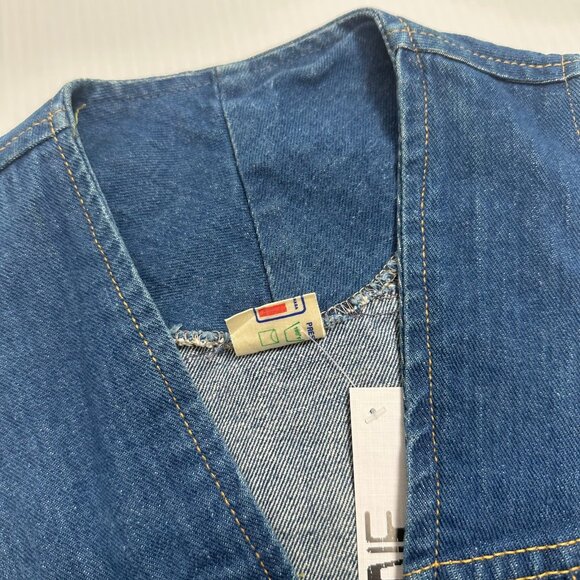 Vintage GWG Dark Wash Denim Vest S - Picture 6 of 6